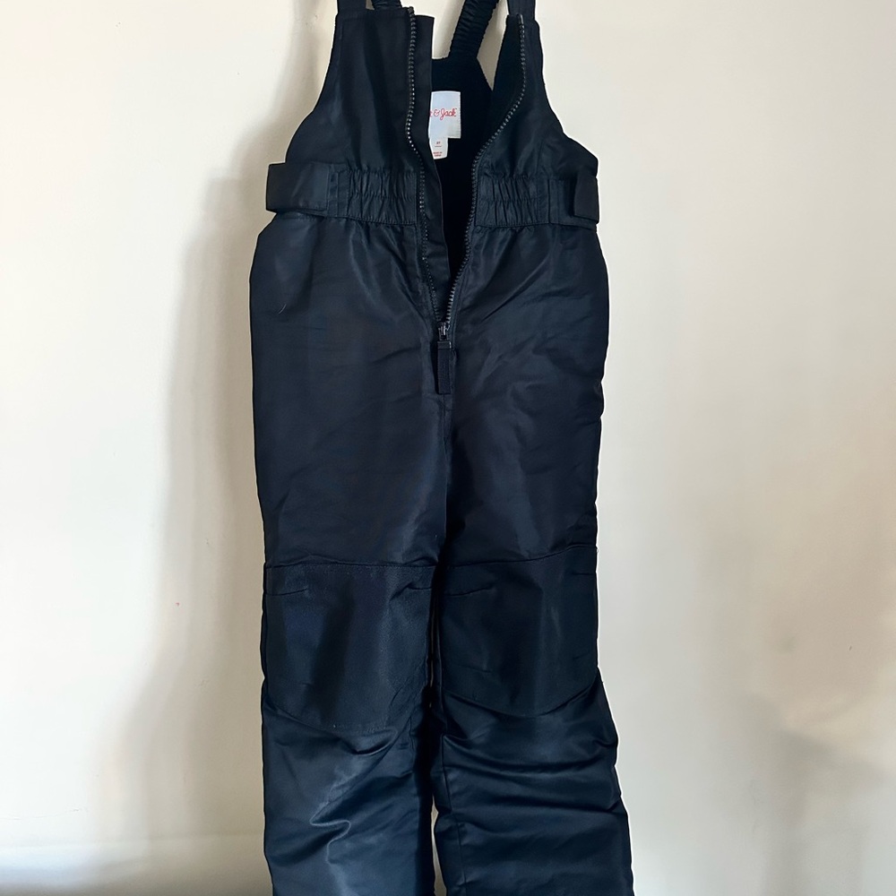 Cat & Jack Black Overalls with Adjustable Straps and Bib Front